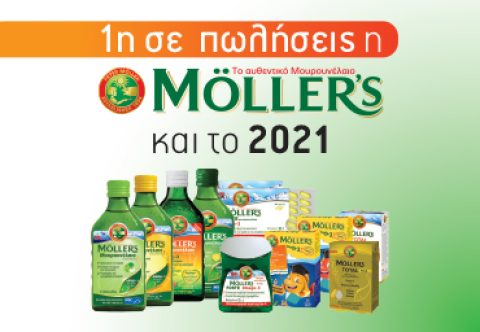 ΠΡΩΤΗ ΣΕ ΠΩΛΗΣΕΙΣ Η Möller’s KAI TO 2021